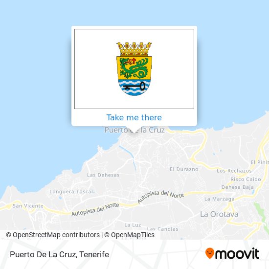 mapa Puerto De La Cruz