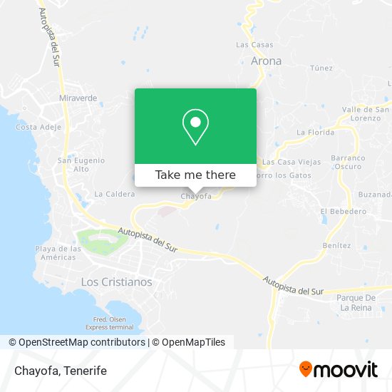 Chayofa map