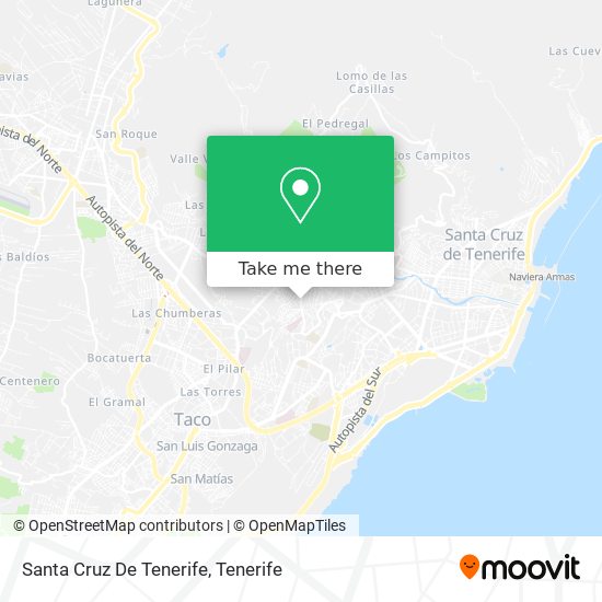 Santa Cruz De Tenerife map