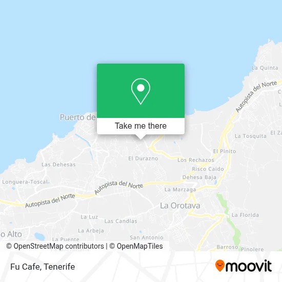 mapa Fu Cafe