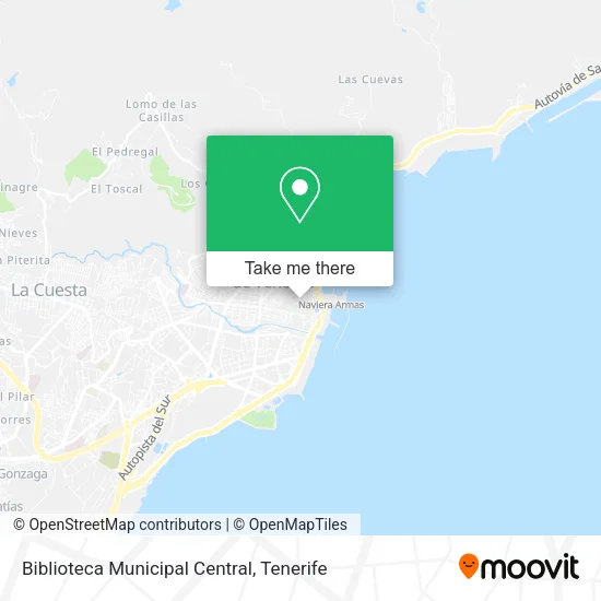 Biblioteca Municipal Central map