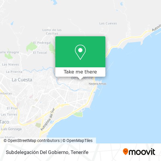 Subdelegación Del Gobierno map