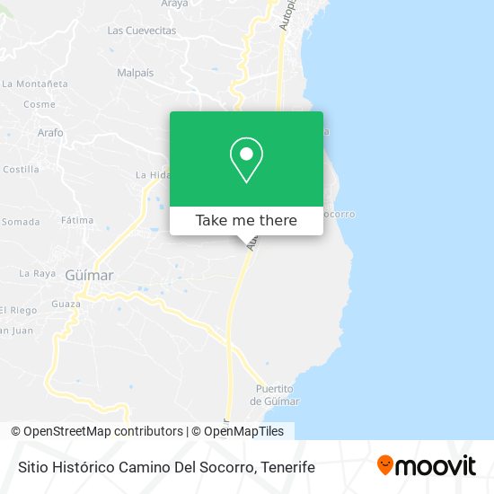 Sitio Histórico Camino Del Socorro map