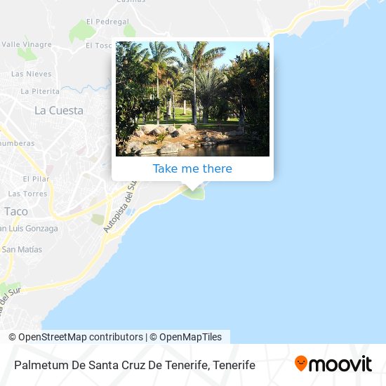 Palmetum De Santa Cruz De Tenerife map