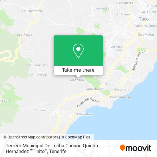 Terrero Municipal De Lucha Canaria Quintín Hernández ""Tinito"" map