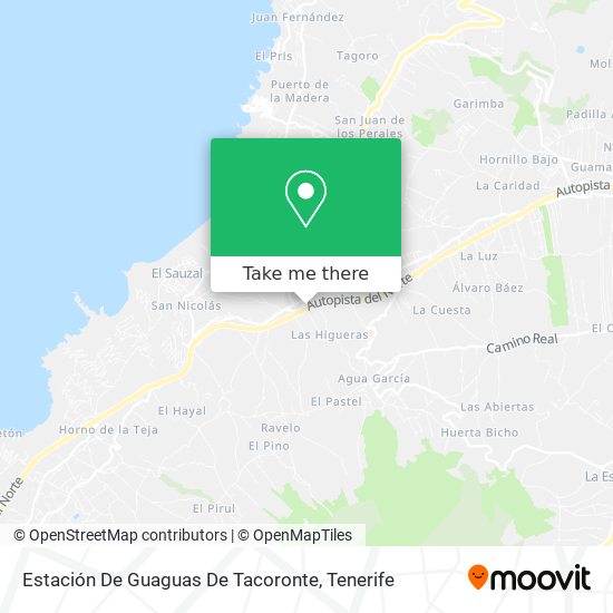 Estación De Guaguas De Tacoronte map