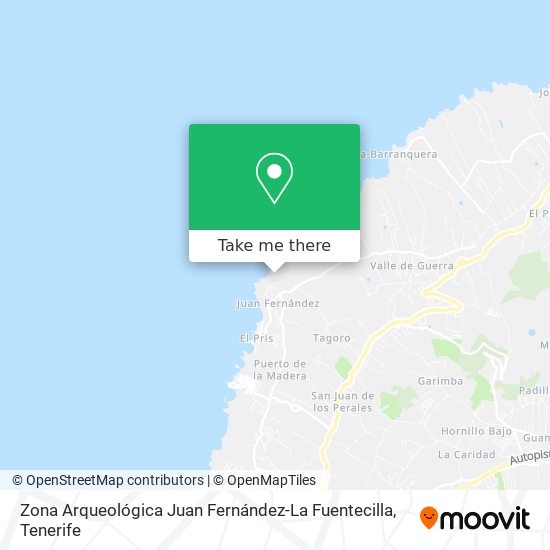 Zona Arqueológica Juan Fernández-La Fuentecilla map