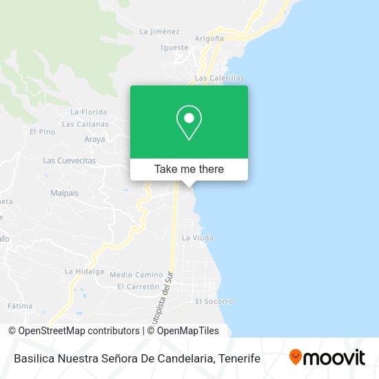 Basilica Nuestra Señora De Candelaria map