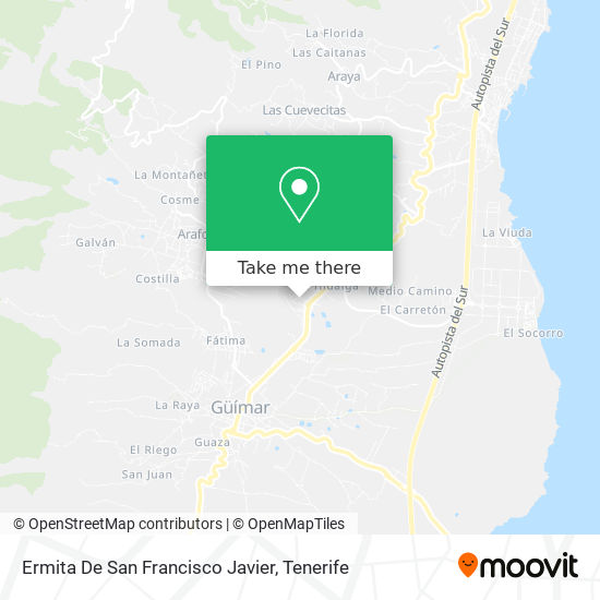 How To Get To Ermita De San Francisco Javier In Arafo By Bus