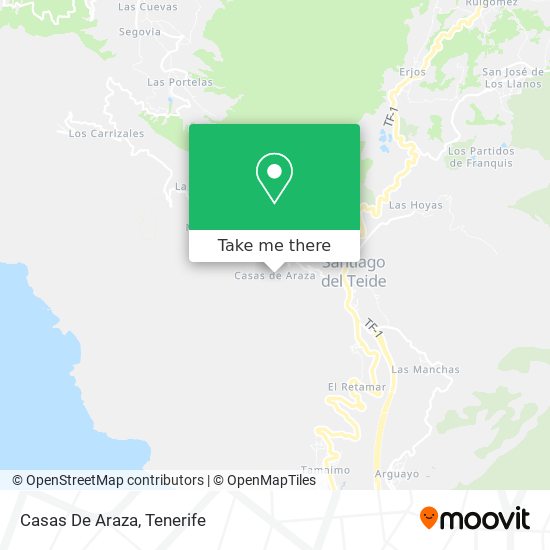 mapa Casas De Araza