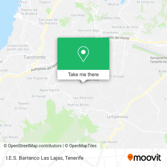 I.E.S. Barranco Las Lajas map