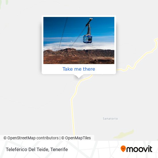 Teleférico Del Teide map
