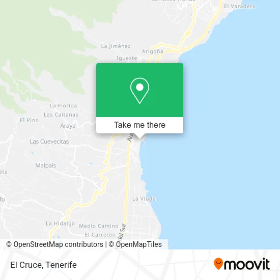 El Cruce map