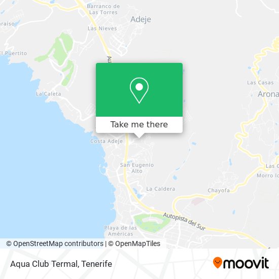 How to get to Aqua Club Termal in Adeje by Bus?