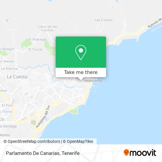 mapa Parlamento De Canarias