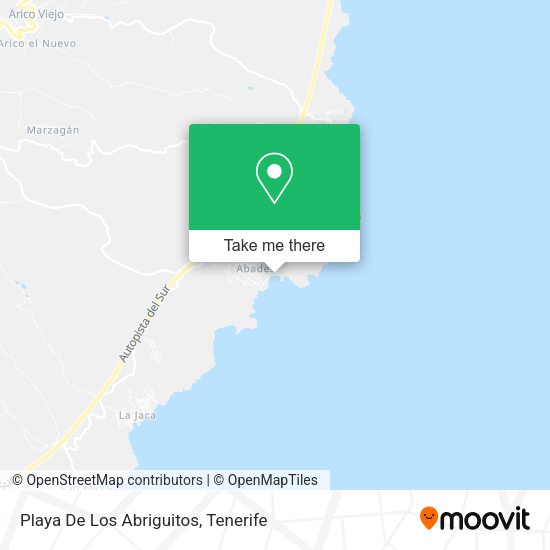 Playa De Los Abriguitos map