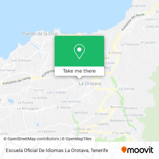 Escuela Oficial De Idiomas La Orotava map