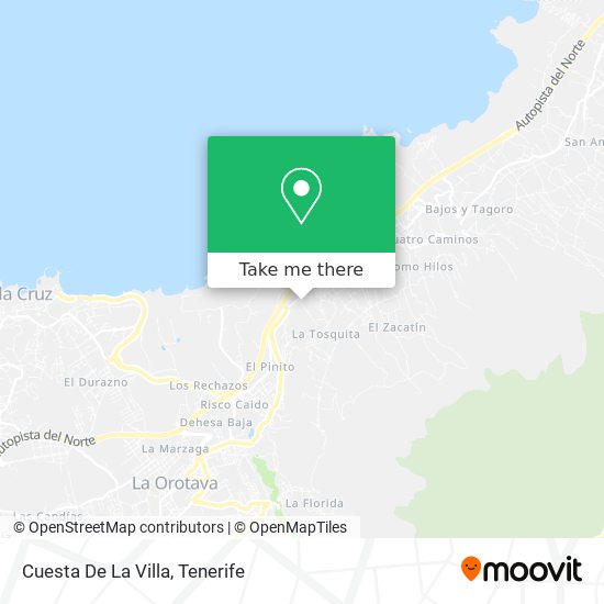 Cuesta De La Villa map
