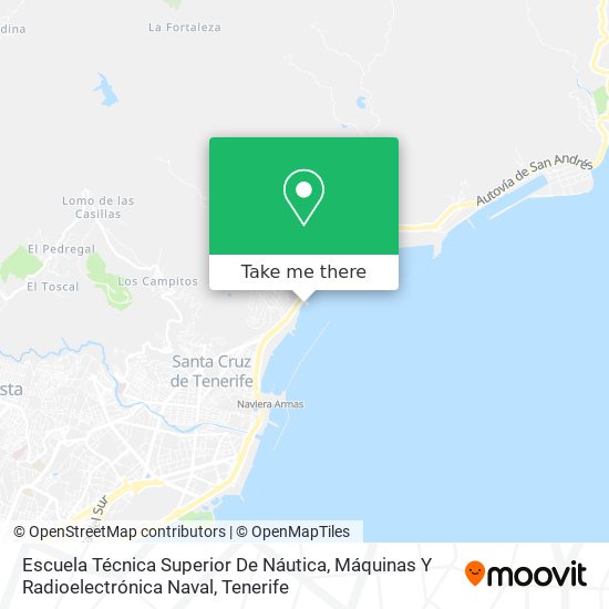 Escuela Técnica Superior De Náutica, Máquinas Y Radioelectrónica Naval map