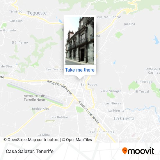 Casa Salazar map