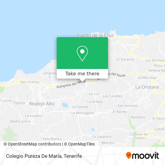 Colegio Pureza De María map