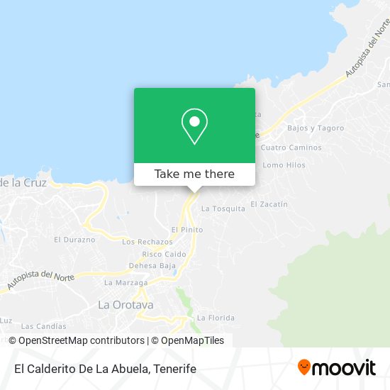 El Calderito De La Abuela map