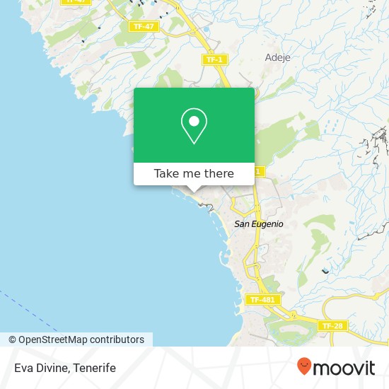 mapa Eva Divine