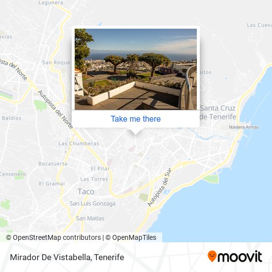 How To Get To Mirador De Vistabella In Santa Cruz De Tenerife By Bus Or Light Rail