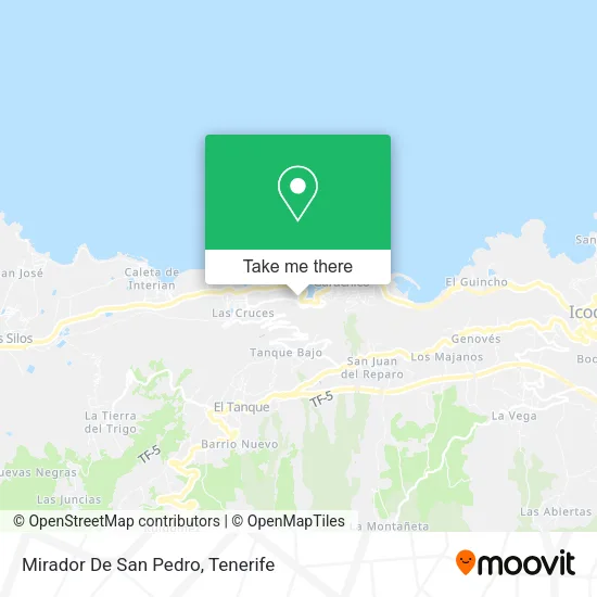 Mirador De San Pedro map