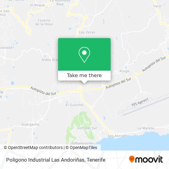 Polígono Industrial Las Andoriñas map