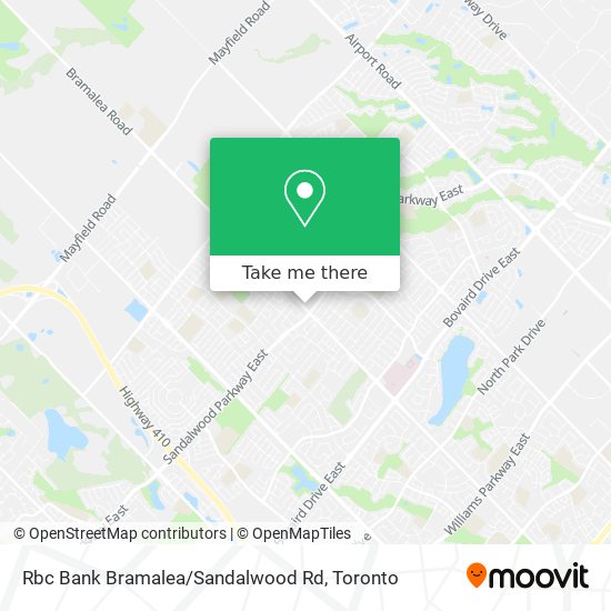 Rbc Bank Bramalea / Sandalwood Rd map