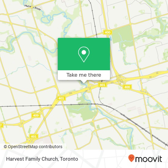 Harvest Family Church map