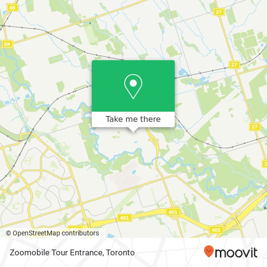 Zoomobile Tour Entrance map