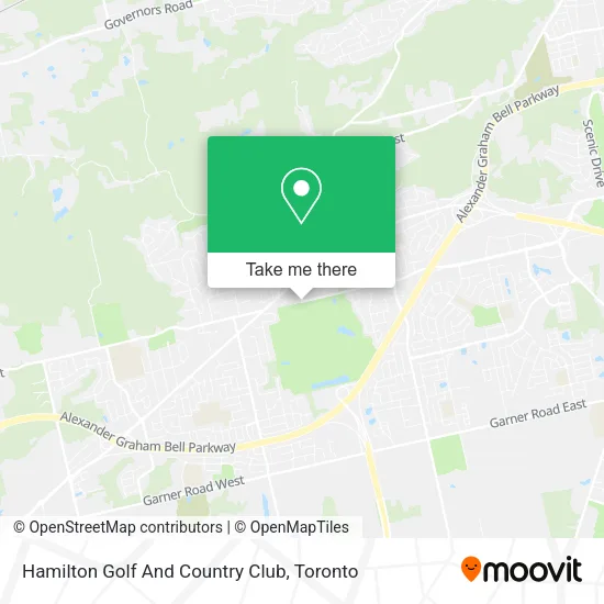 Hamilton Golf And Country Club map