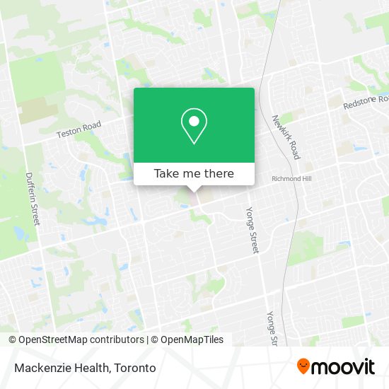 Mackenzie Health map