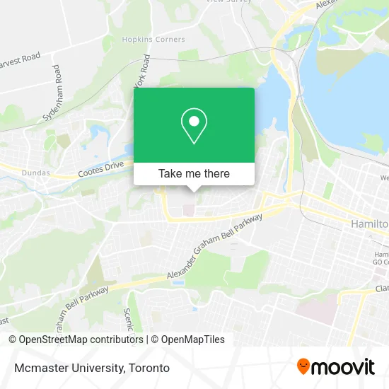 Mcmaster University map