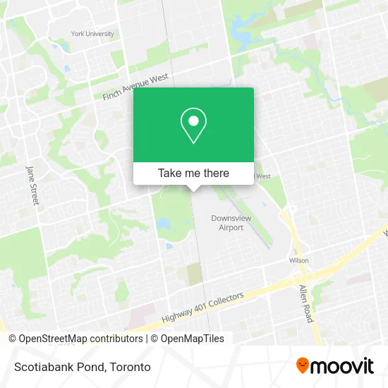 Scotiabank Pond map