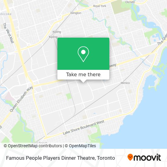 Famous People Players Dinner Theatre map