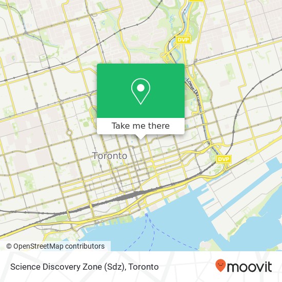 Science Discovery Zone (Sdz) map