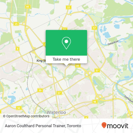 Aaron Coulthard Personal Trainer map