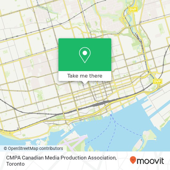 CMPA Canadian Media Production Association map