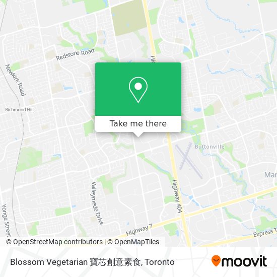 Blossom Vegetarian 寶芯創意素食 map