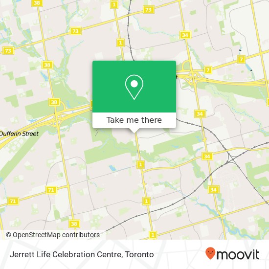 Jerrett Life Celebration Centre map