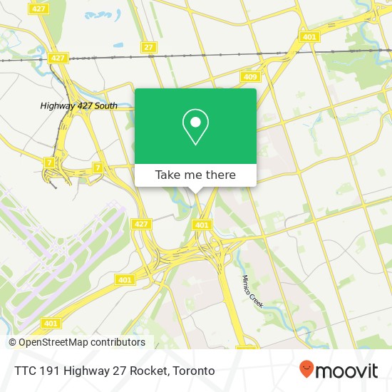 TTC 191 Highway 27 Rocket plan