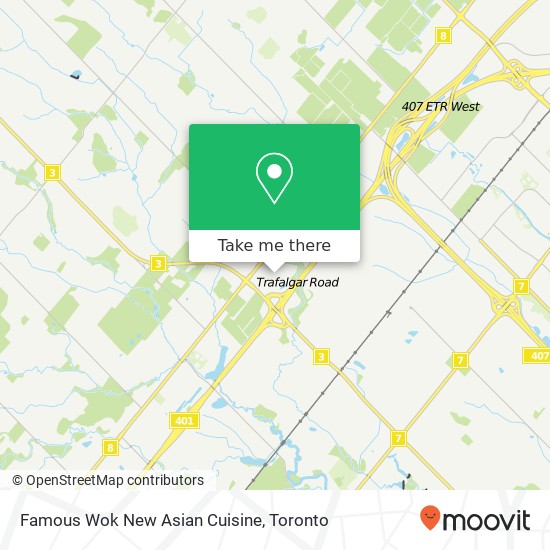 Famous Wok New Asian Cuisine map