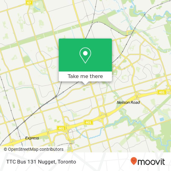 TTC Bus 131 Nugget plan