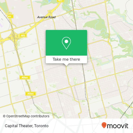 Capital Theater map