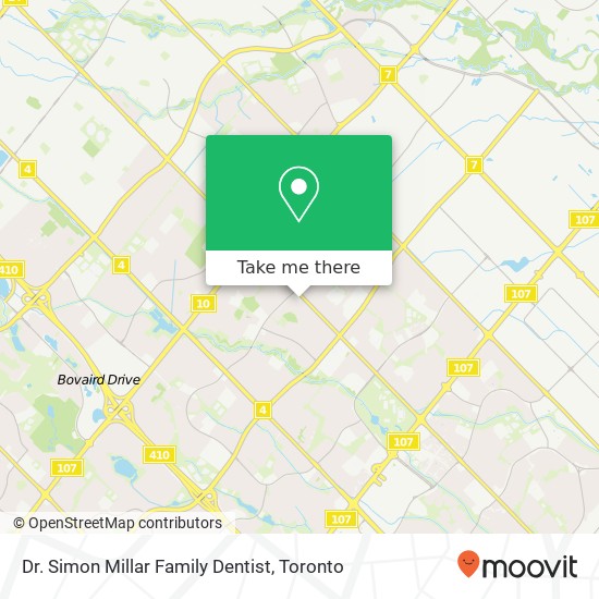Dr. Simon Millar Family Dentist map