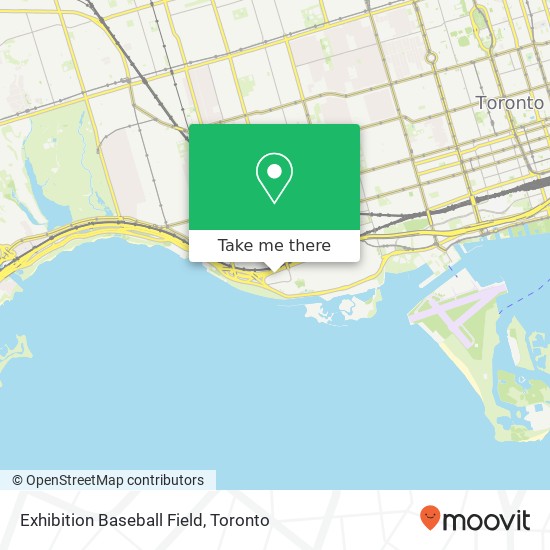 Exhibition Baseball Field map