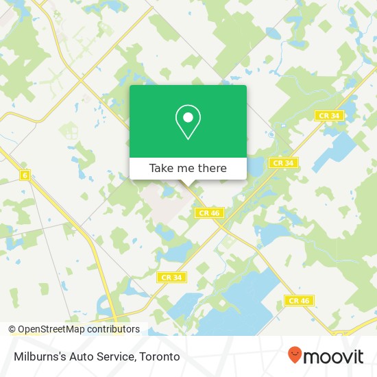 Milburns's Auto Service map